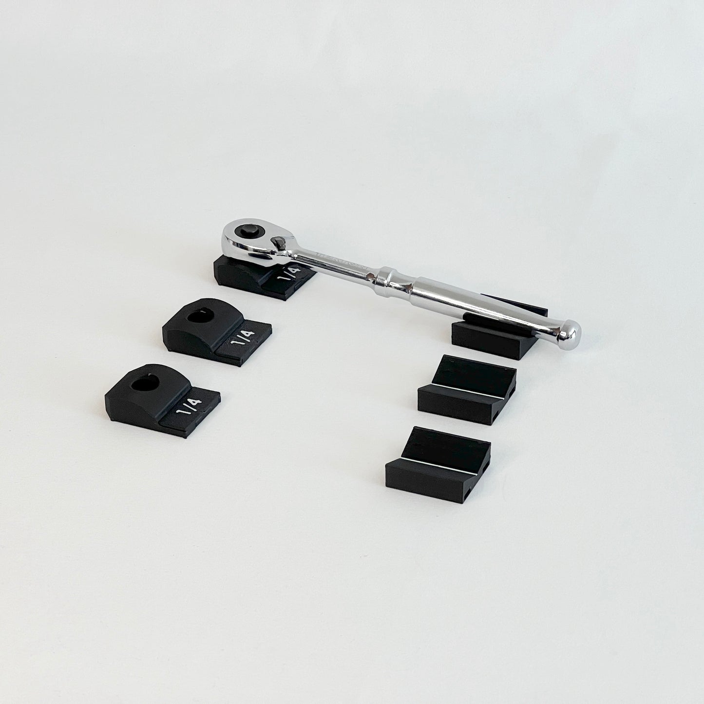 (3X) 1/4 Inch Drive Ratchet Magnetic Organizers