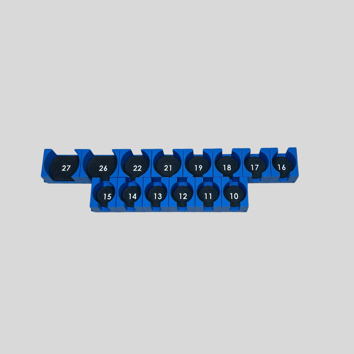 1/2" Modular Socket Organizer for Metric IMPACT Sockets