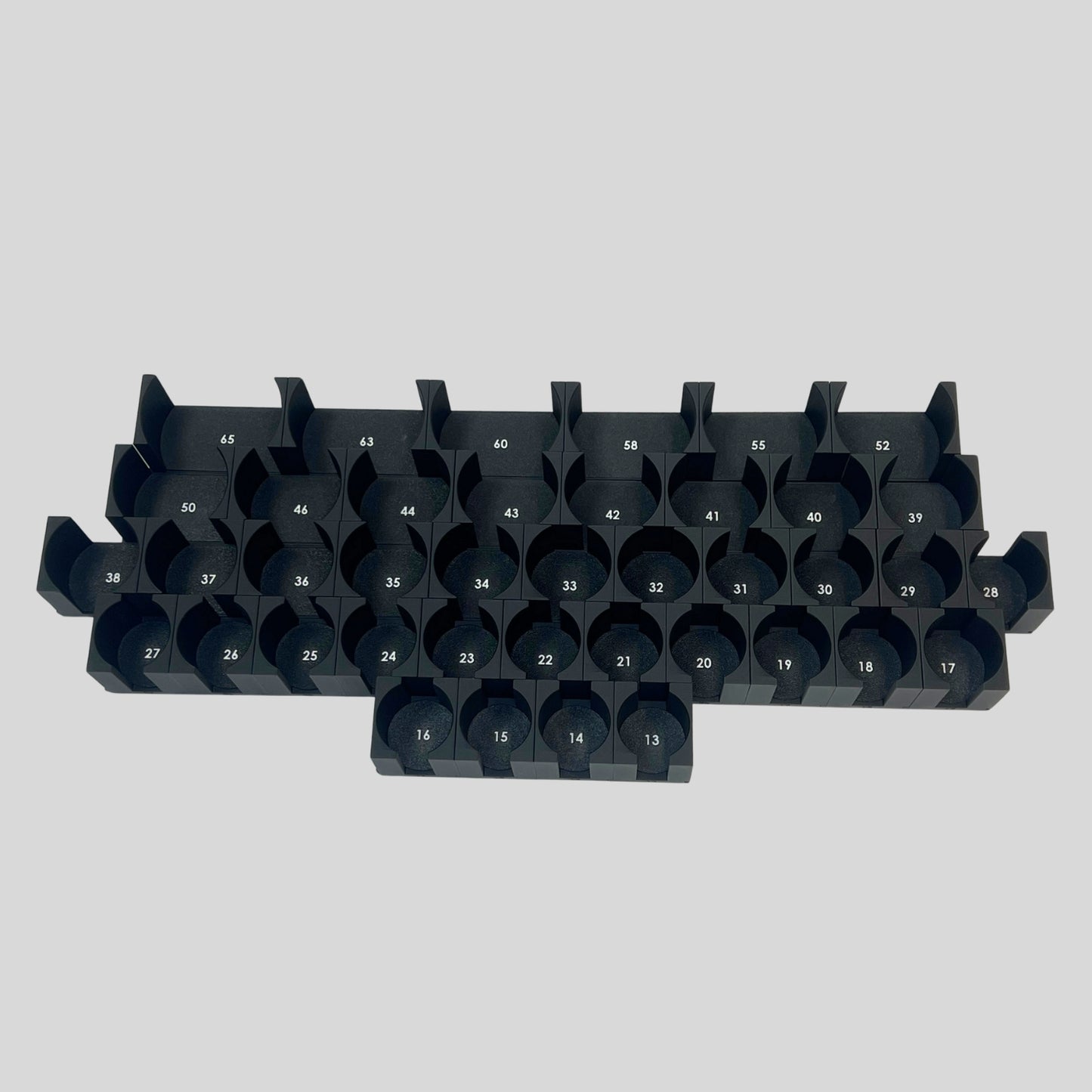3/4 Inch Drive Metric Modular IMPACT Socket Organizer (sockets not included)
