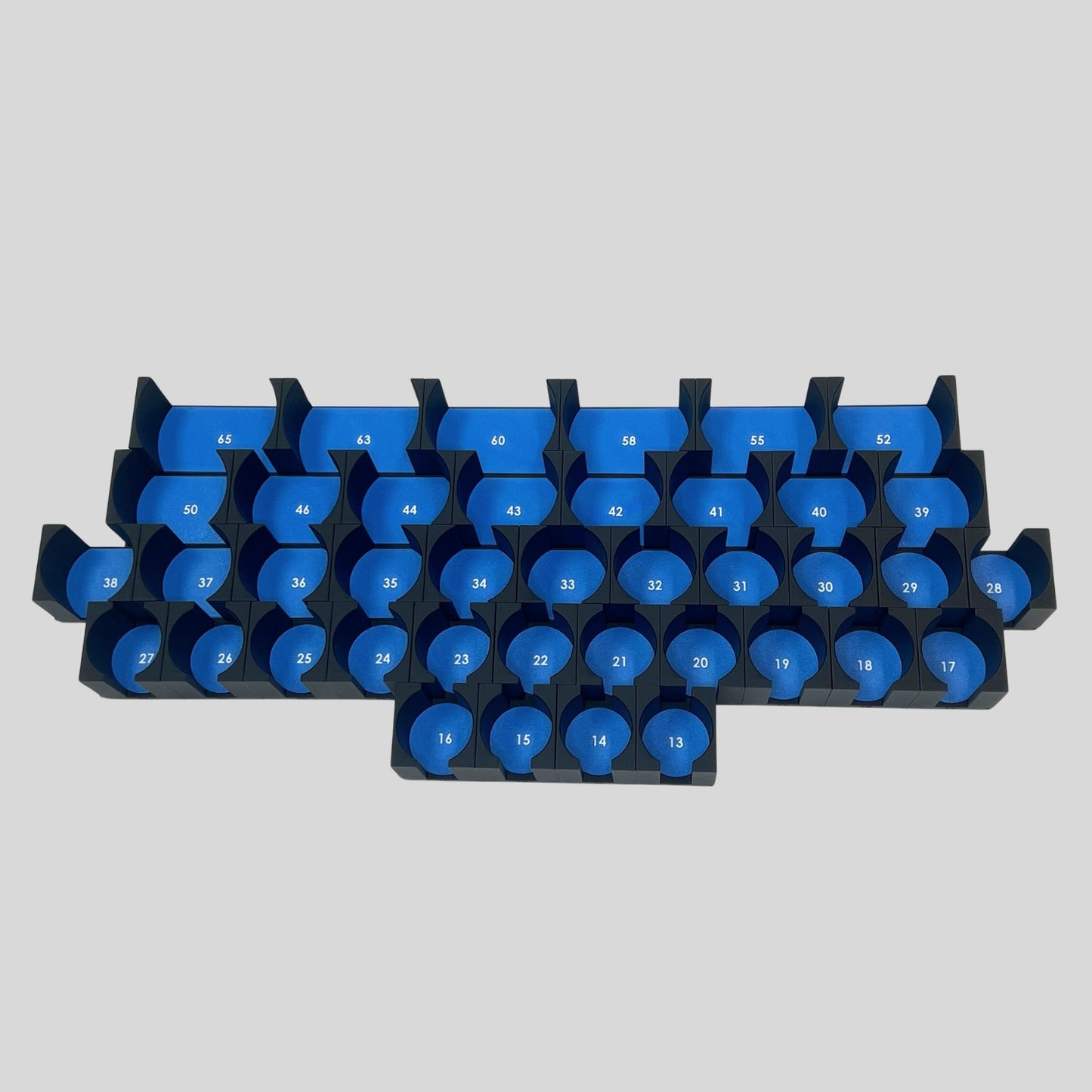 3/4 Inch Drive Metric Modular IMPACT Socket Organizer (sockets not included)