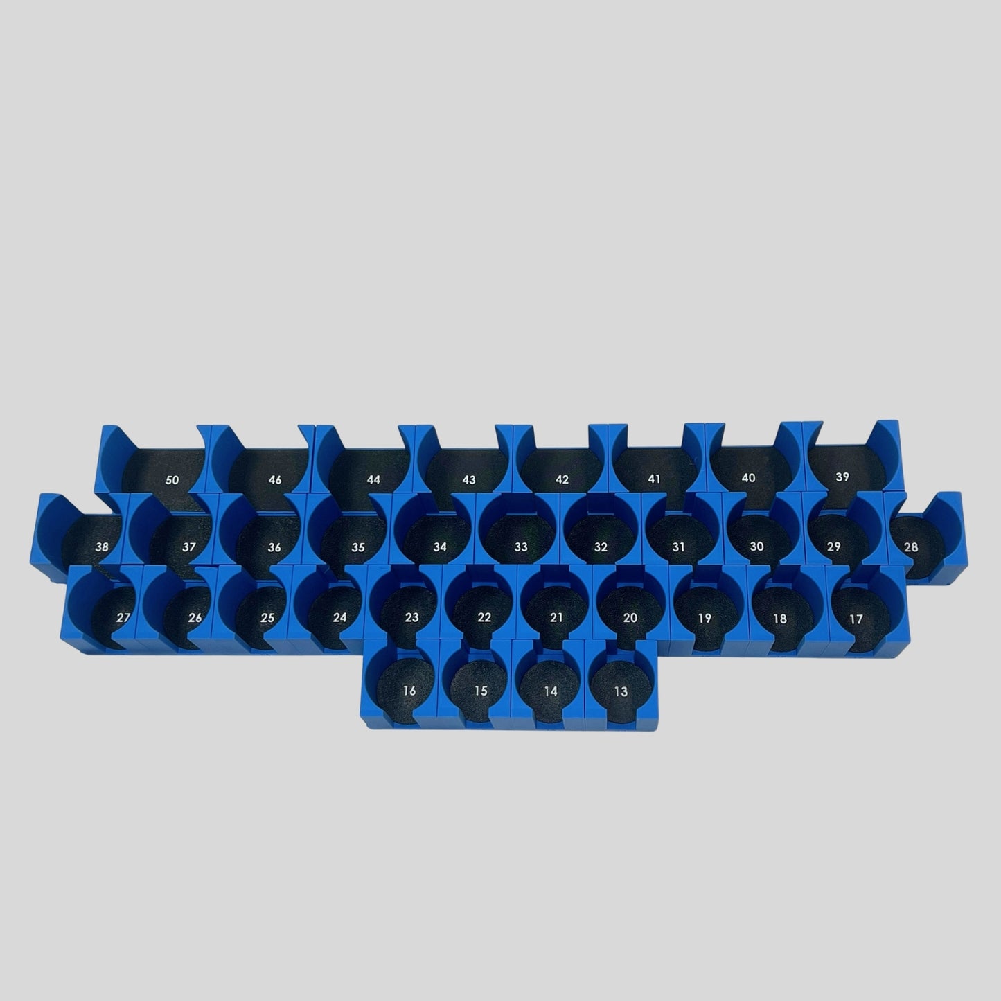 3/4 Inch Drive Metric Modular IMPACT Socket Organizer (sockets not included)