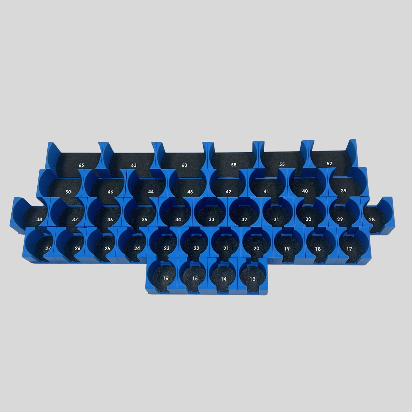 3/4 Inch Drive Metric Modular IMPACT Socket Organizer (sockets not included)