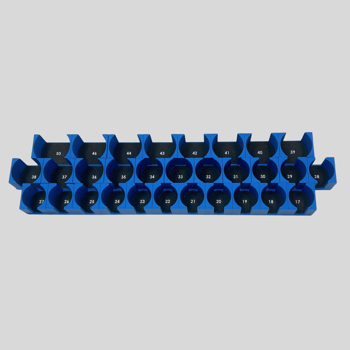 3/4 Inch Drive Metric Modular IMPACT Socket Organizer (sockets not included)