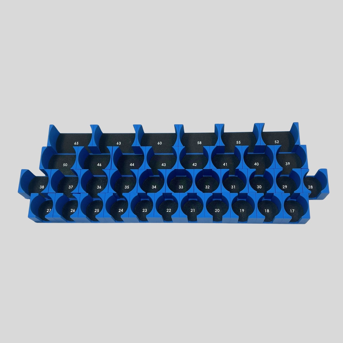 3/4 Inch Drive Metric Modular IMPACT Socket Organizer (sockets not included)