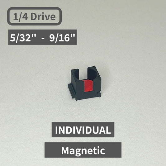 Individual (with magnets) 1/4 Drive Standard (SAE) Modular Socket Organizers