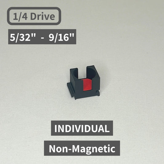 Individual (without magnets) 1/4 Drive Standard (SAE) Modular Socket Organizers