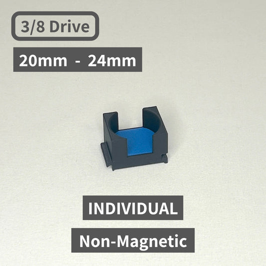 Individual (without magnets) 3/8 Drive Metric 20mm - 24mm Modular Socket Organizers