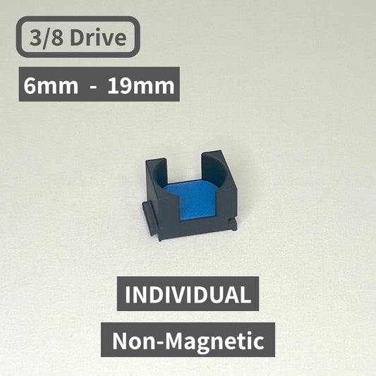 Individual (without magnets) 3/8 Drive Metric 6mm - 19mm Modular Socket Organizers