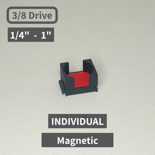Individual (with magnets) 3/8 Drive Standard (SAE) Modular Socket Organizers