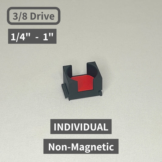 Individual (without magnets) 3/8 Drive Standard (SAE) Modular Socket Organizers