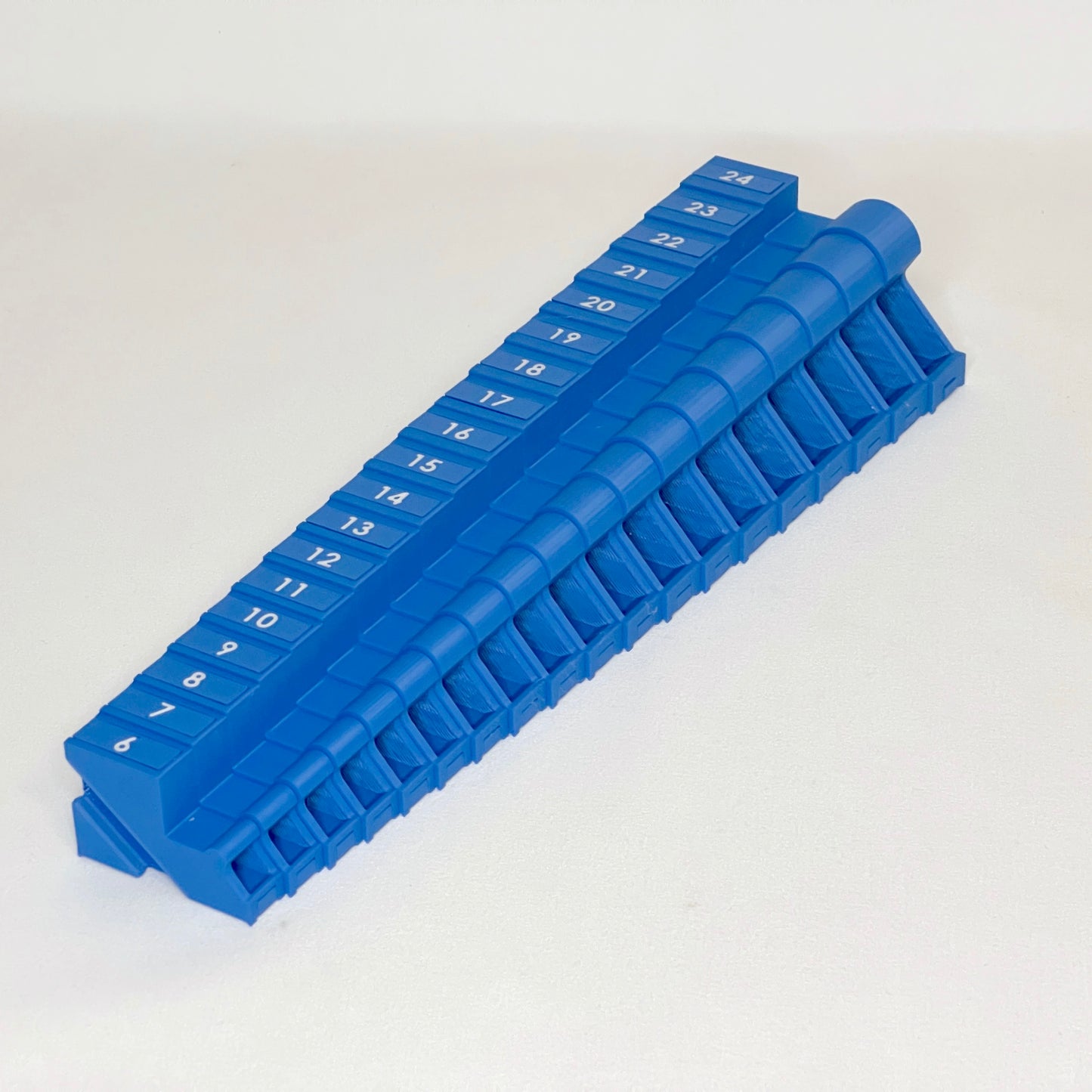 Metric 6mm - 24mm (19 piece) Space Efficient Modular Wrench Organizer (no skip sizes)