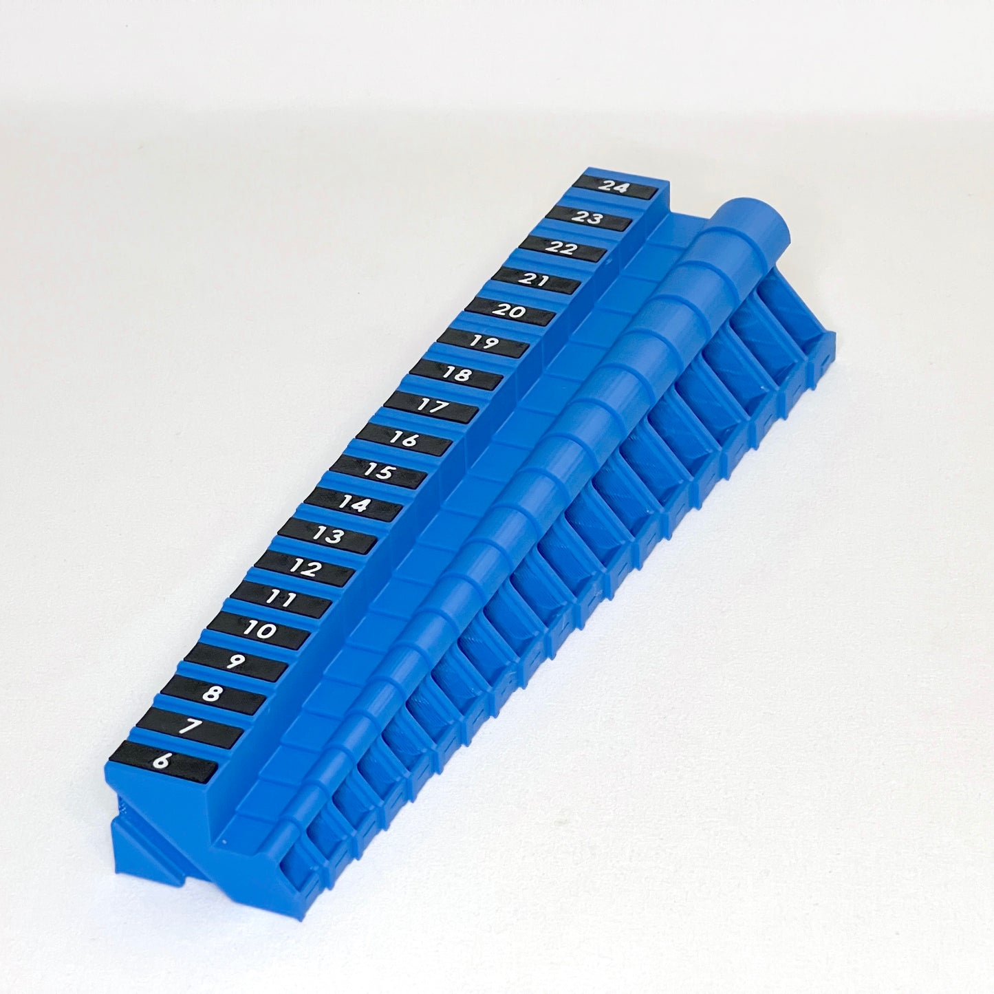Metric 6mm - 24mm (19 piece) Space Efficient Modular Wrench Organizer (no skip sizes)