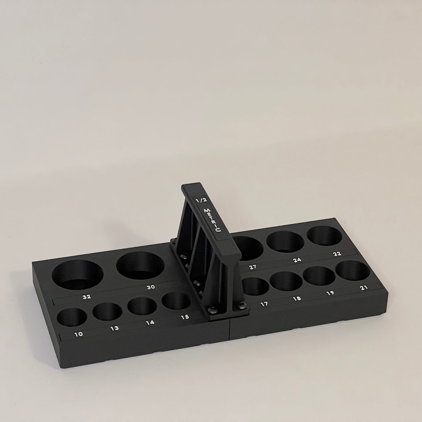 Metric 1/2 Inch Drive Deep Impact Socket Tray for Harbor Freight Pittsburgh 13 Piece