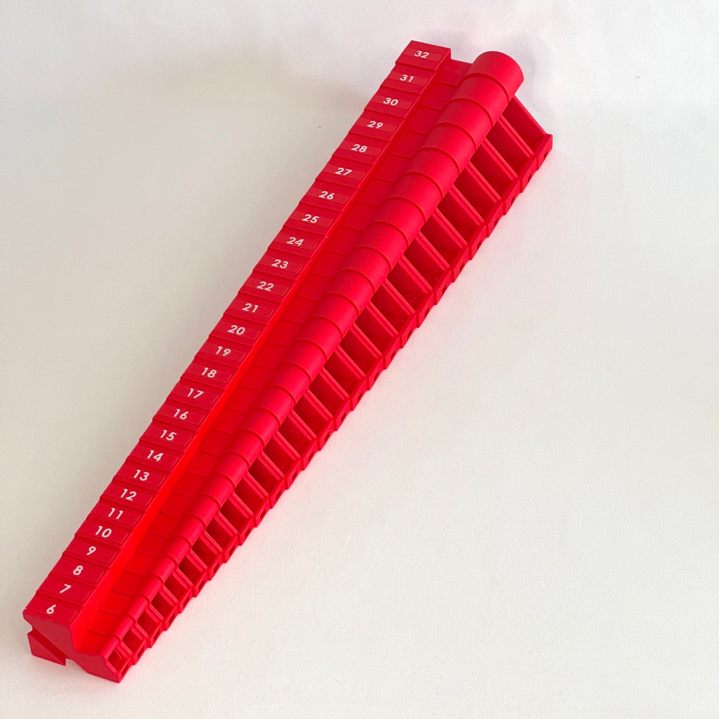 Metric 6mm - 32mm (27 piece) Space Efficient Modular Wrench Organizer (no skip sizes)