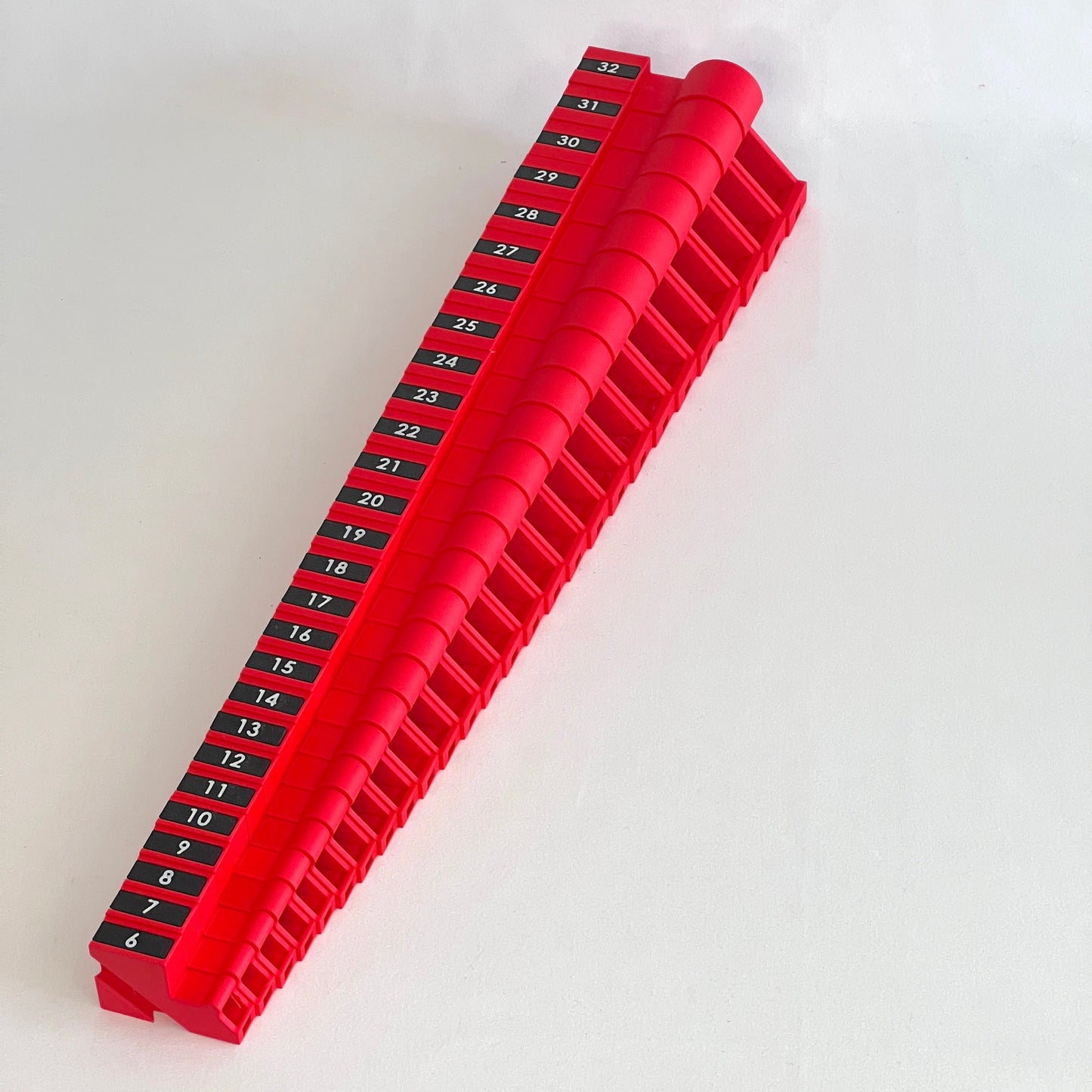 Metric 6mm - 32mm (27 piece) Space Efficient Modular Wrench Organizer (no skip sizes)