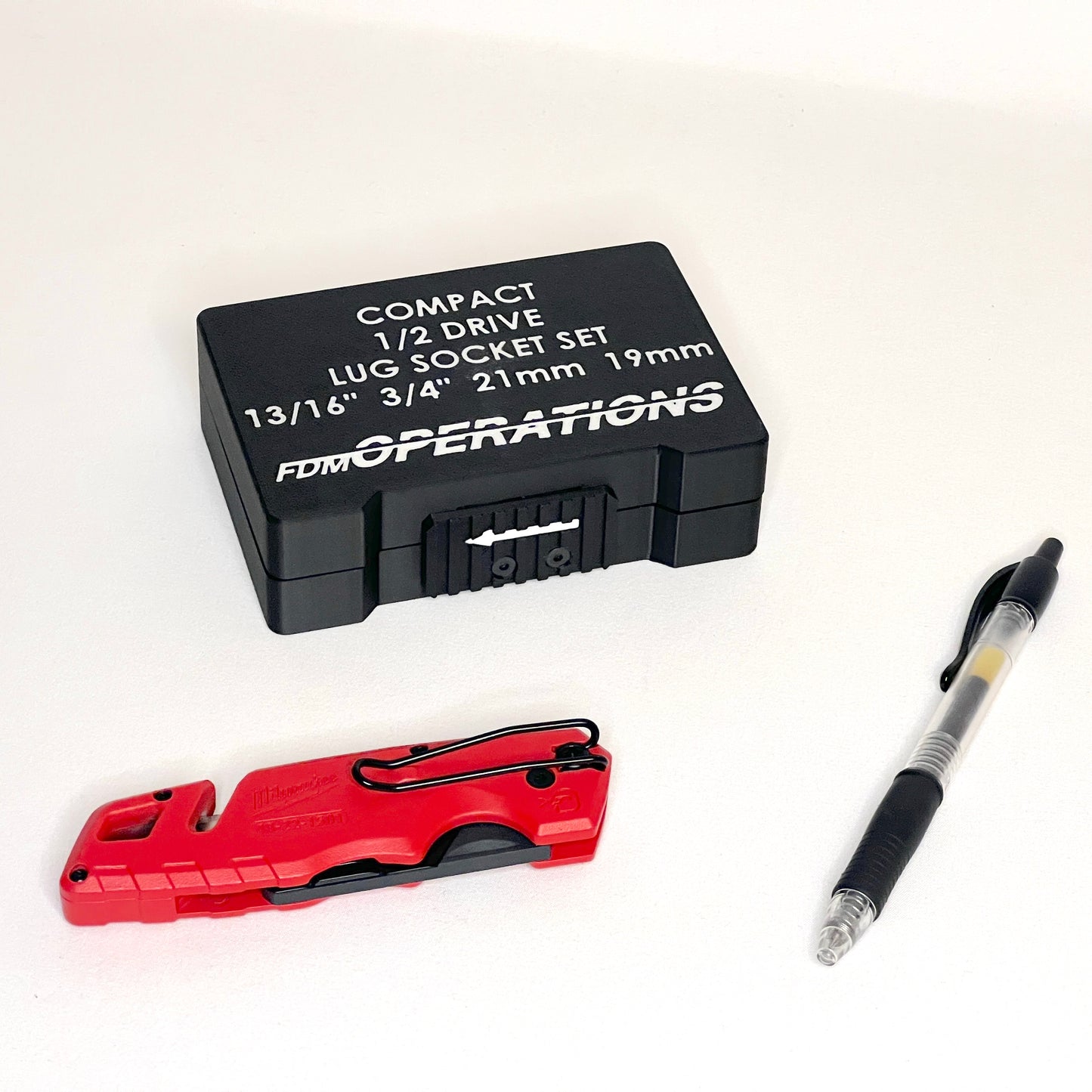 Case for Harbor Freight 1/2 Inch Drive Lug Flip Impact Socket Set (with or w/o sockets)