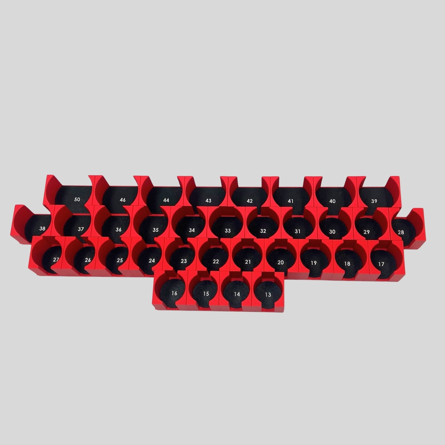3/4 Inch Drive Metric Modular IMPACT Socket Organizer (sockets not included)