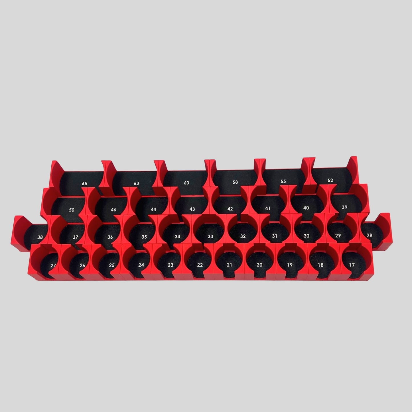 3/4 Inch Drive Metric Modular IMPACT Socket Organizer (sockets not included)