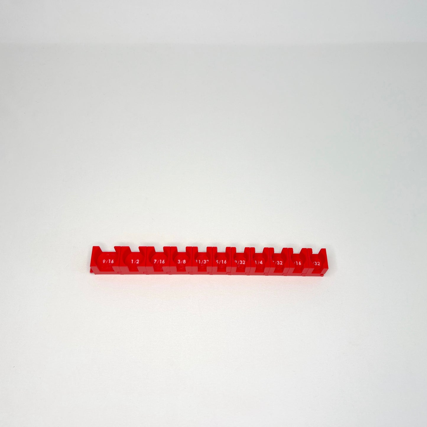 1/4 Inch Drive Standard (SAE) Modular Socket Organizer 11pc