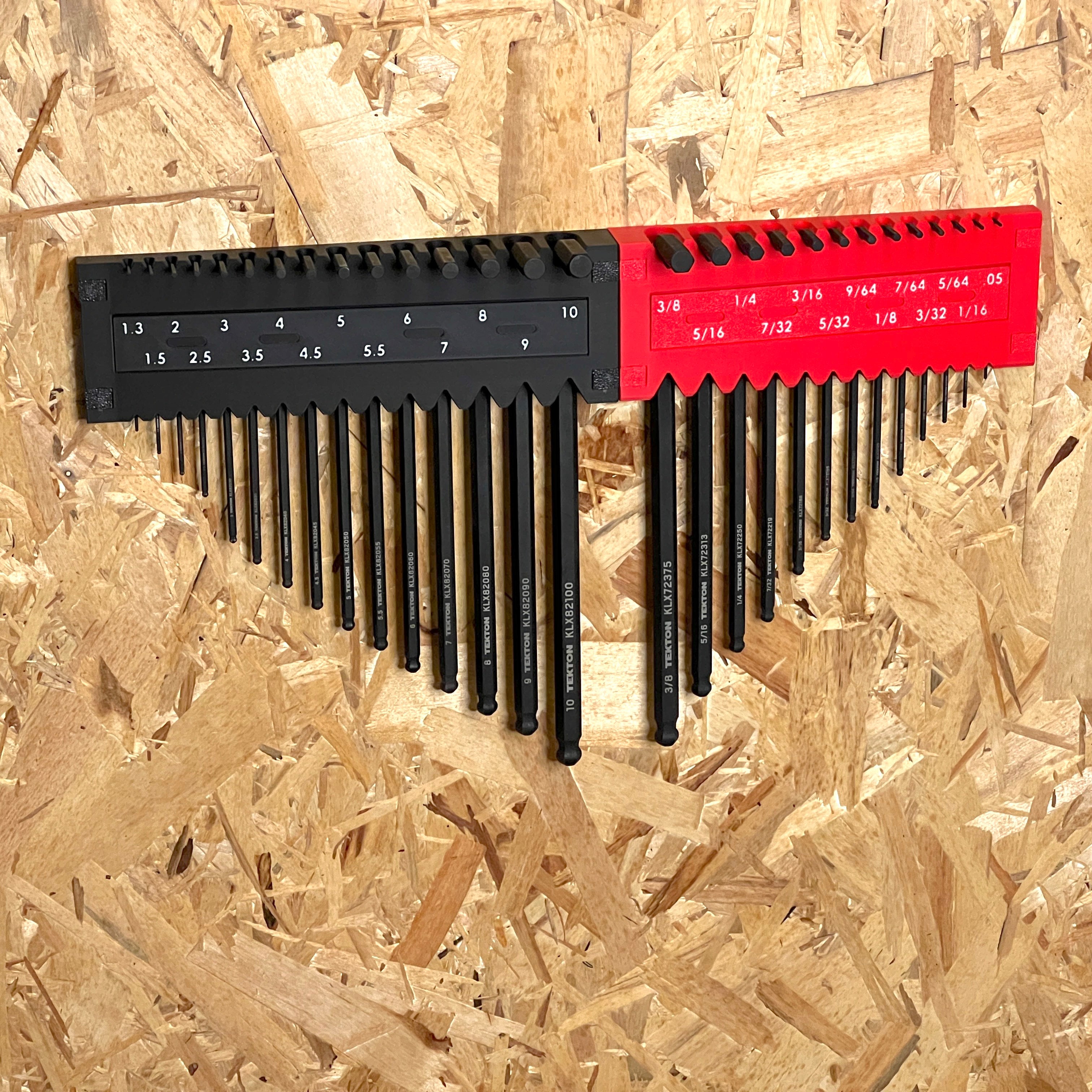 Wall Mound Allen Key Holder SAE & Metric (28pc) – fdmOperations