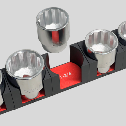 3/4" Modular Socket Organizer for SAE CHROME Sockets