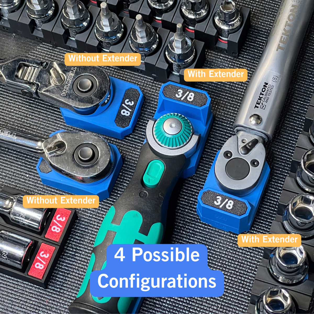 1/2" Ratchet Organizer 2.0 | Magnetic