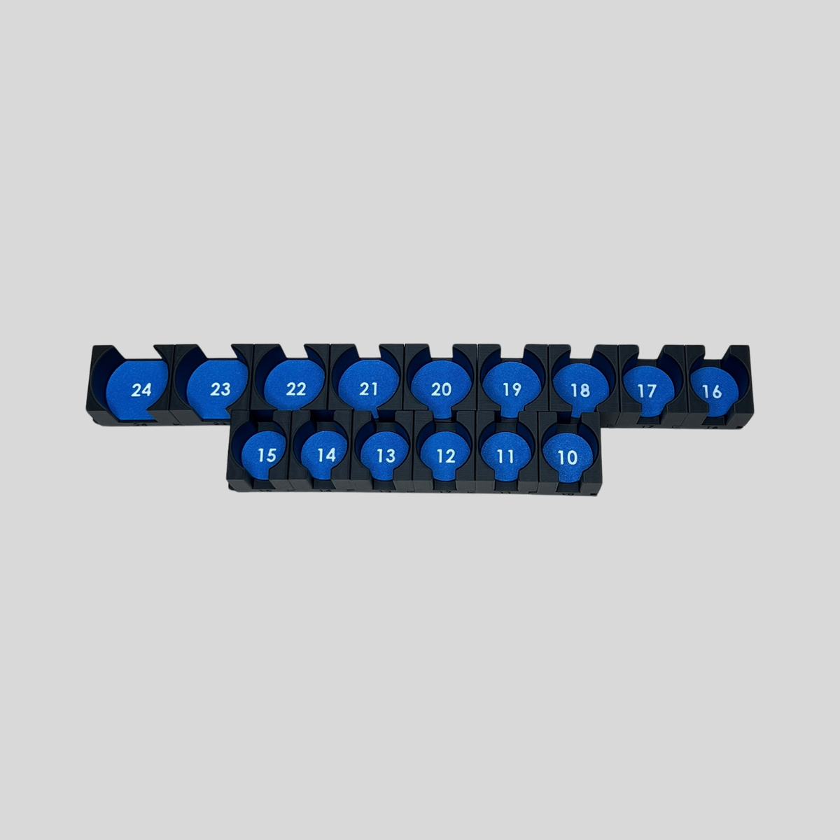 1/2" Modular Socket Organizer for Metric IMPACT Sockets