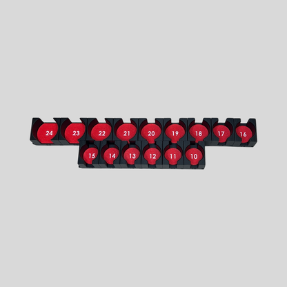 1/2" Modular Socket Organizer for Metric IMPACT Sockets