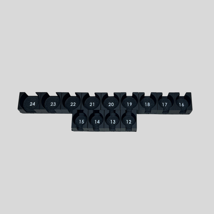 1/2" Modular Socket Organizer for Metric CHROME Sockets