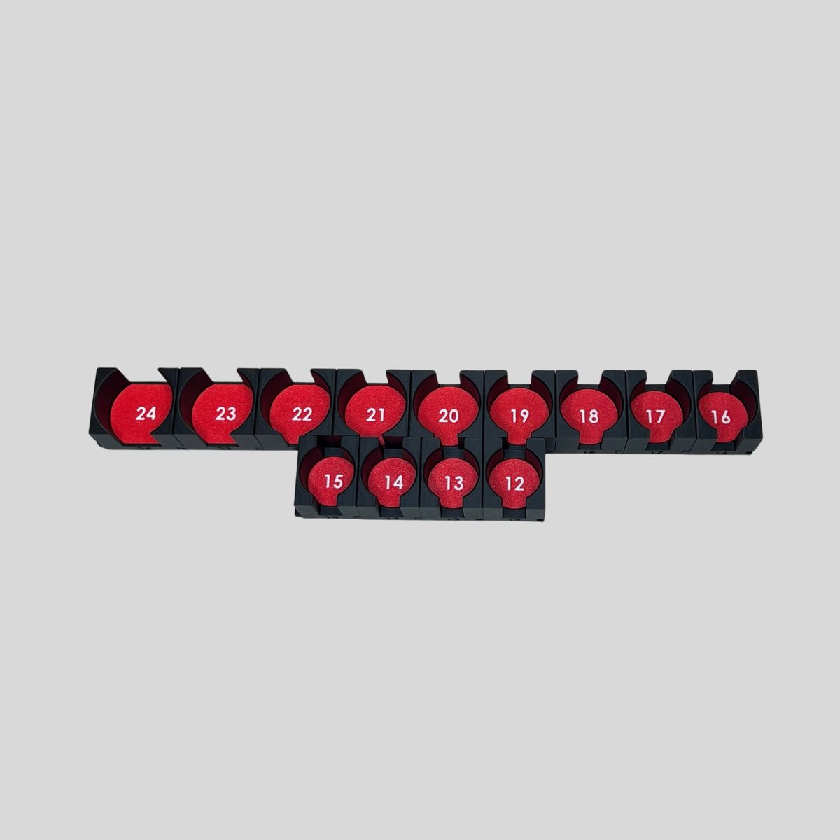 1/2" Modular Socket Organizer for Metric CHROME Sockets