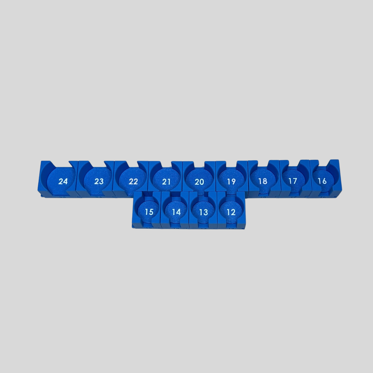 1/2" Modular Socket Organizer for Metric CHROME Sockets