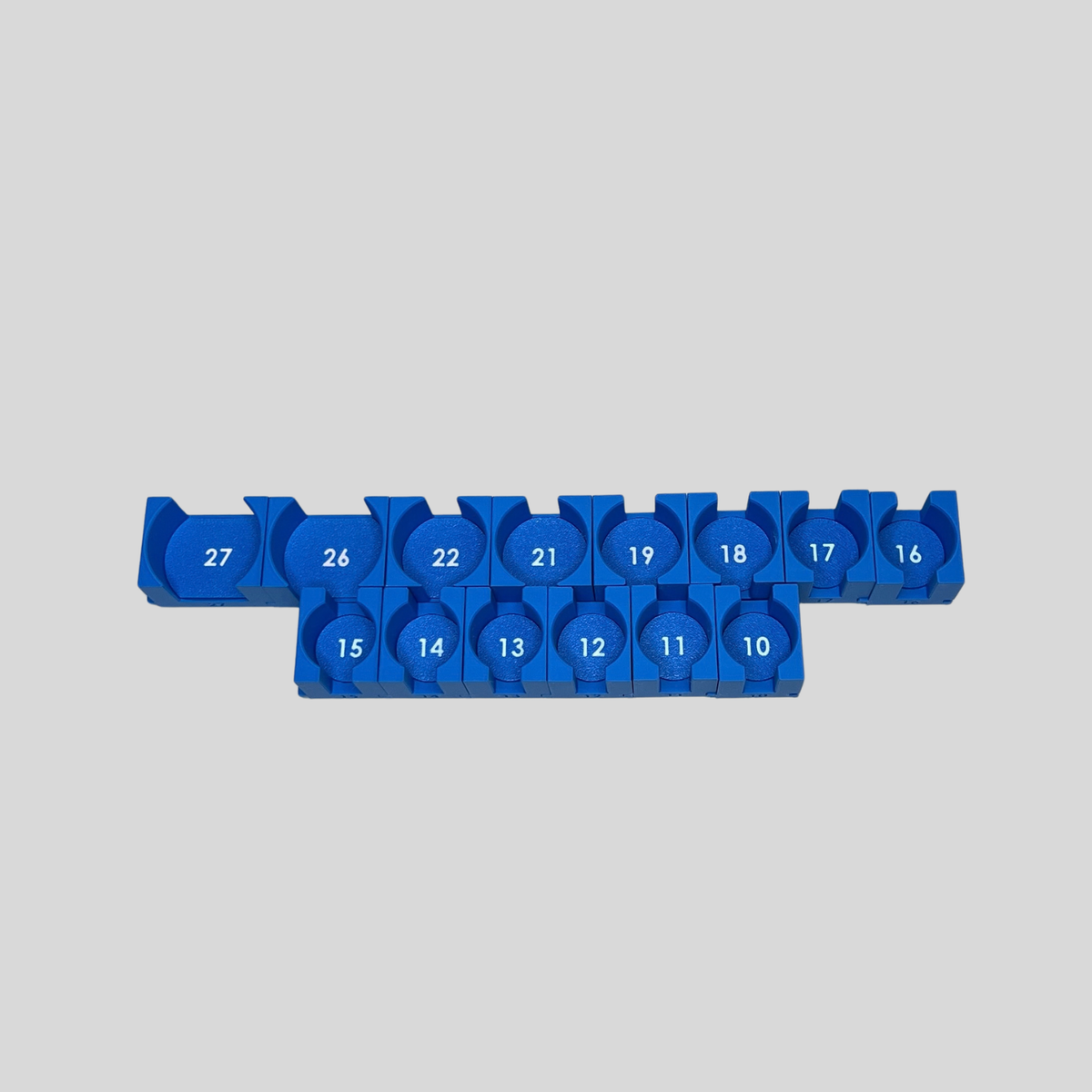 1/2" Modular Socket Organizer for Metric IMPACT Sockets