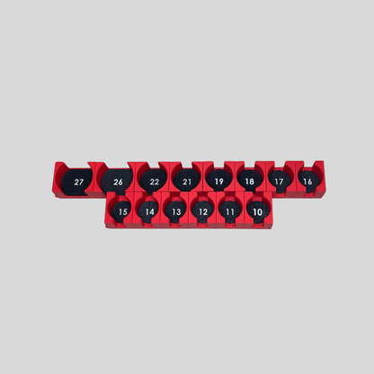1/2" Modular Socket Organizer for Metric IMPACT Sockets