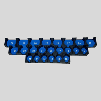 1/2" Modular Socket Organizer for Metric IMPACT Sockets