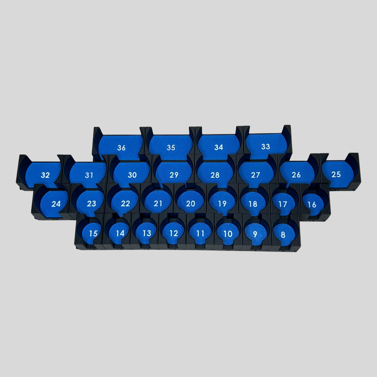 1/2" Modular Socket Organizer for Metric IMPACT Sockets