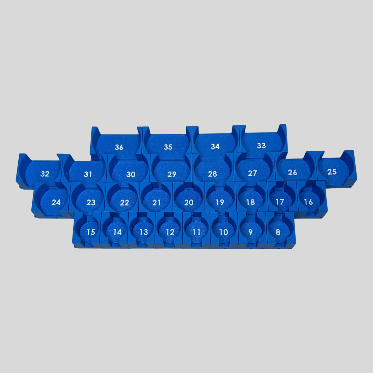 1/2" Modular Socket Organizer for Metric IMPACT Sockets