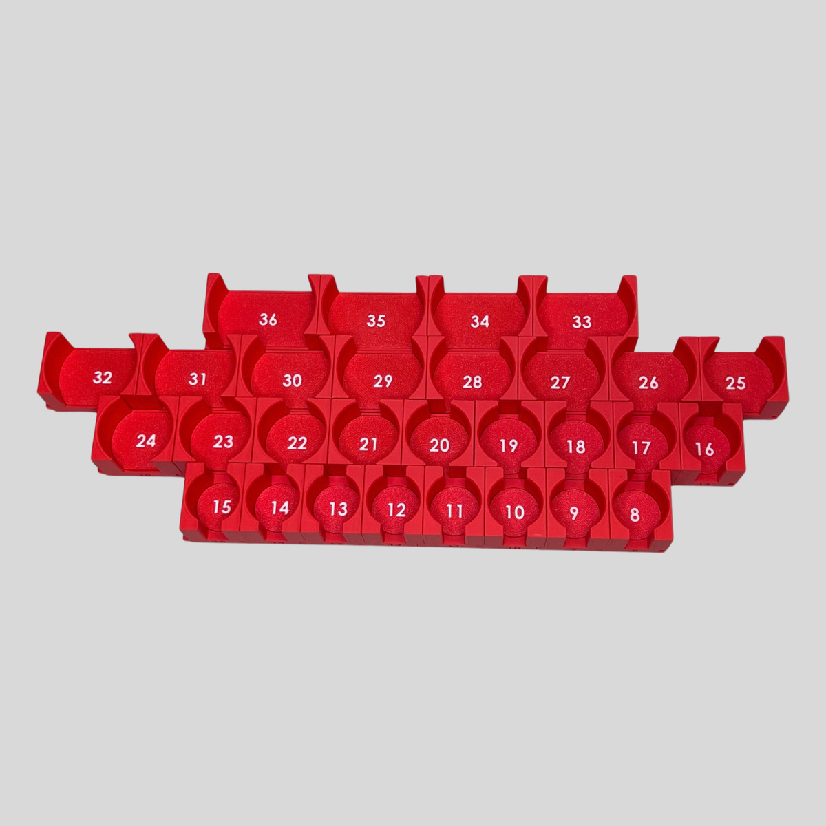 1/2" Modular Socket Organizer for Metric IMPACT Sockets