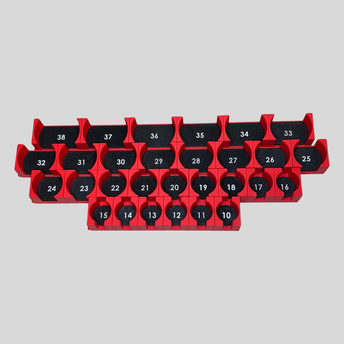 1/2" Modular Socket Organizer for Metric IMPACT Sockets