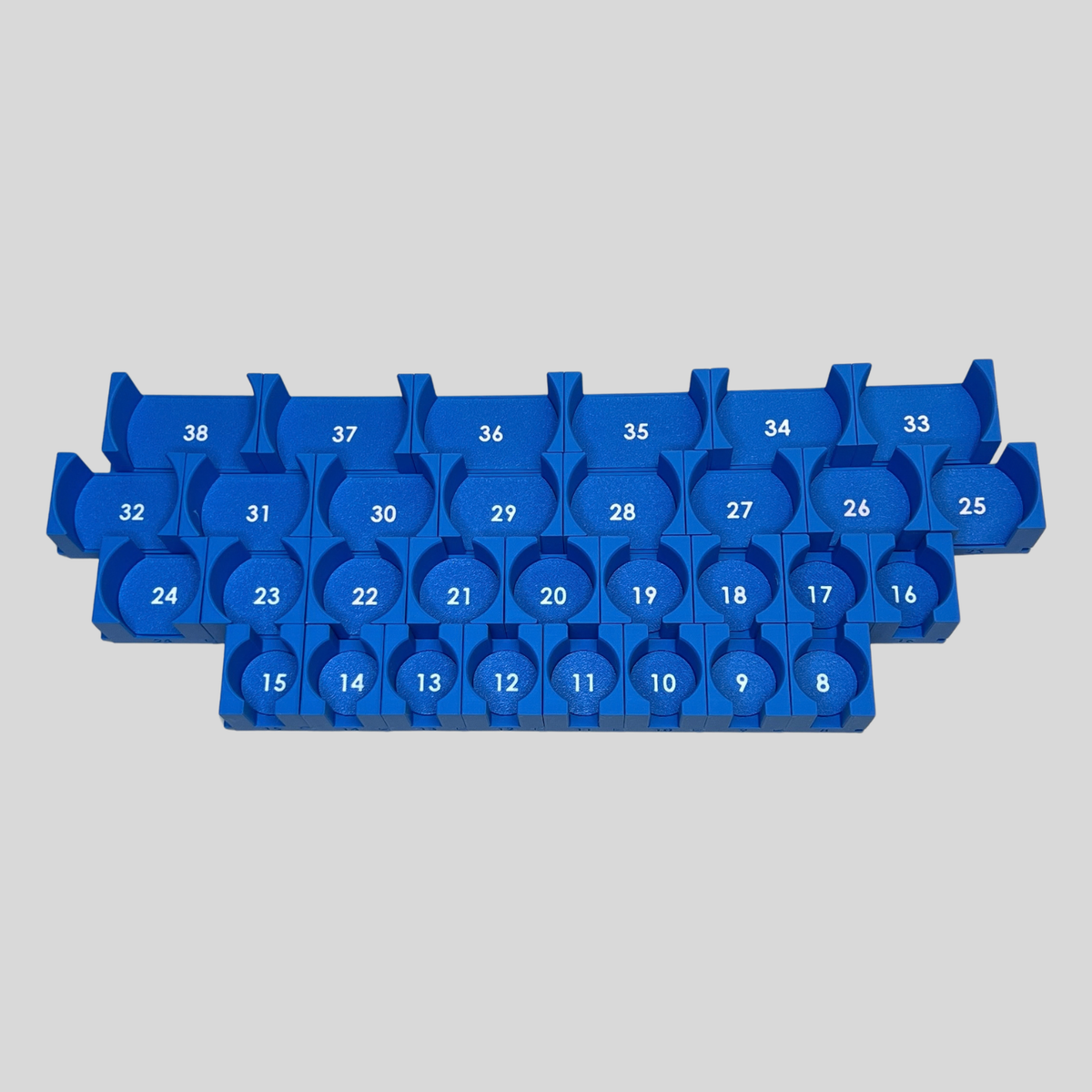 1/2" Modular Socket Organizer for Metric IMPACT Sockets