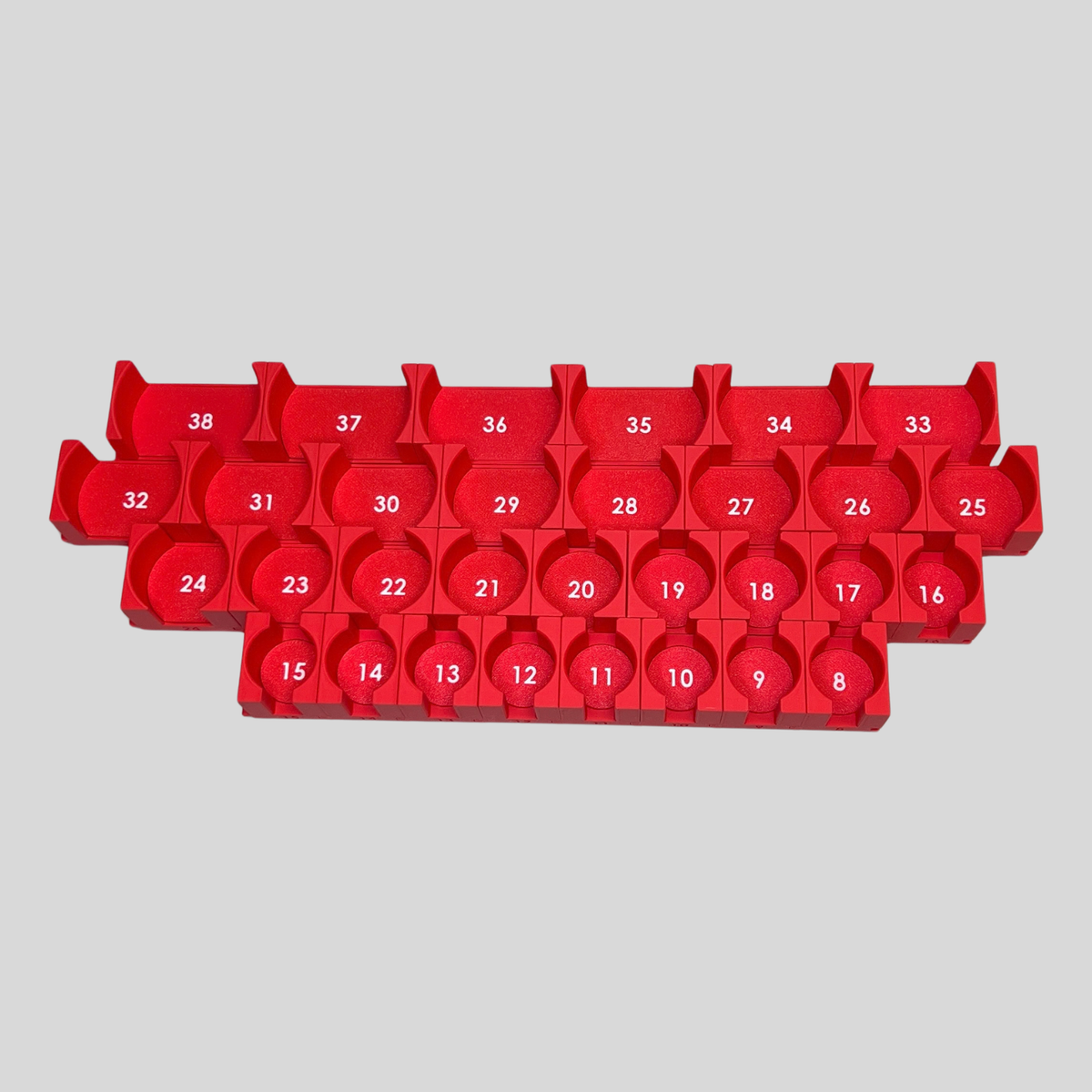 1/2" Modular Socket Organizer for Metric IMPACT Sockets