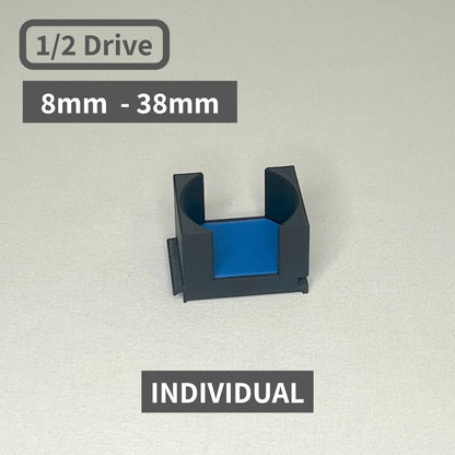 Individual 1/2 Drive Metric Modular Socket Organizers