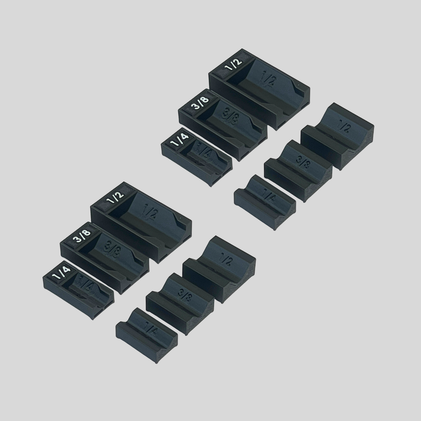 1/4", 3/8", and 1/2" Socket Extension Organizer