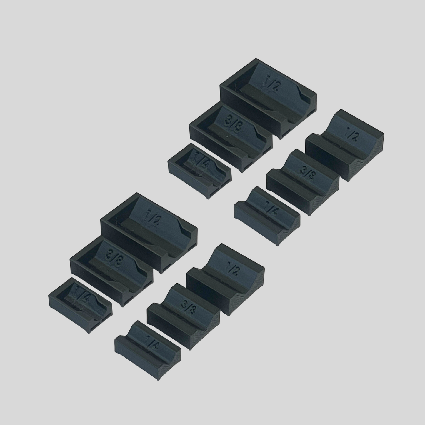 1/4", 3/8", and 1/2" Socket Extension Organizer