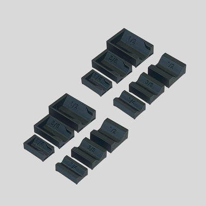 1/4", 3/8", and 1/2" Socket Extension Organizer