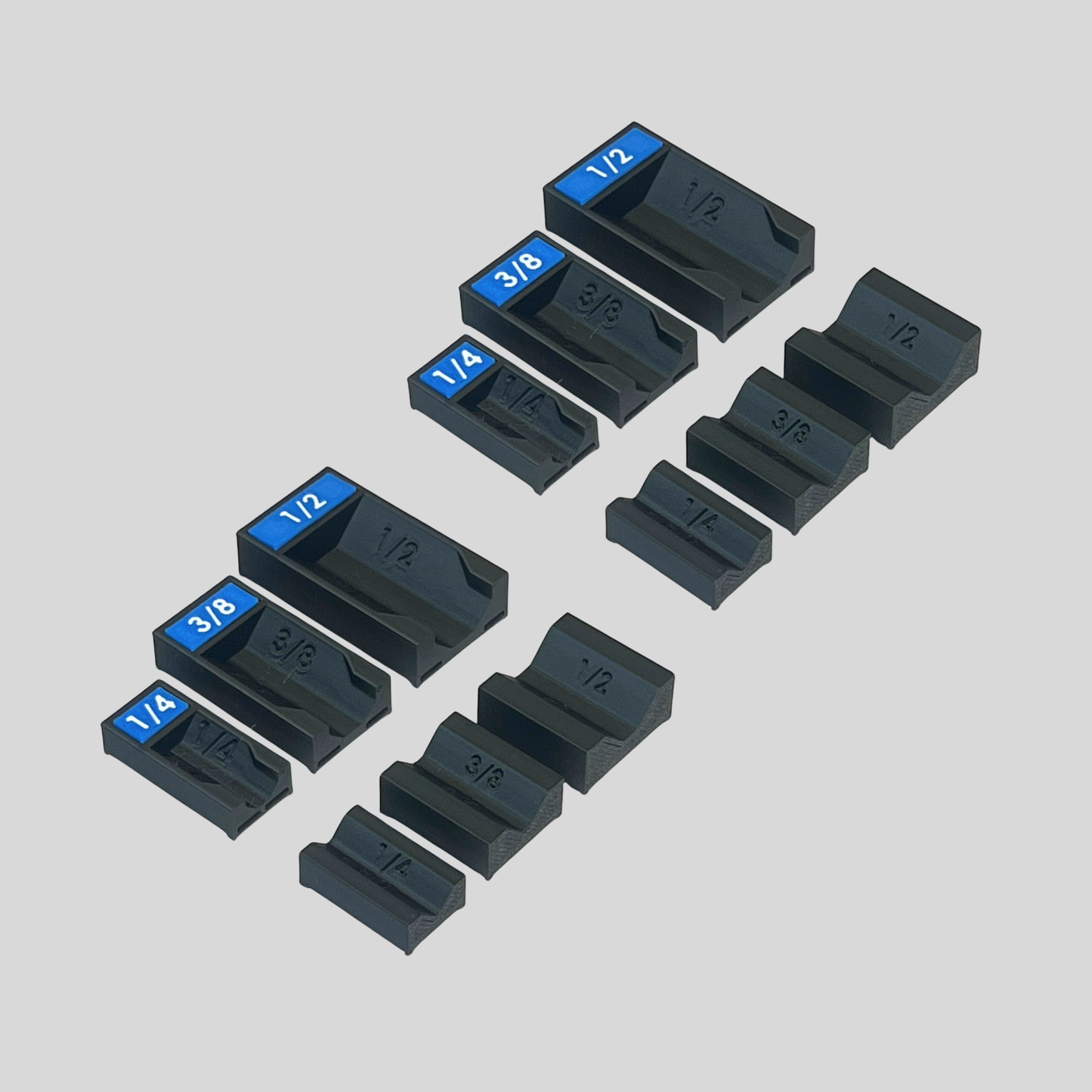 1/4", 3/8", and 1/2" Socket Extension Organizer