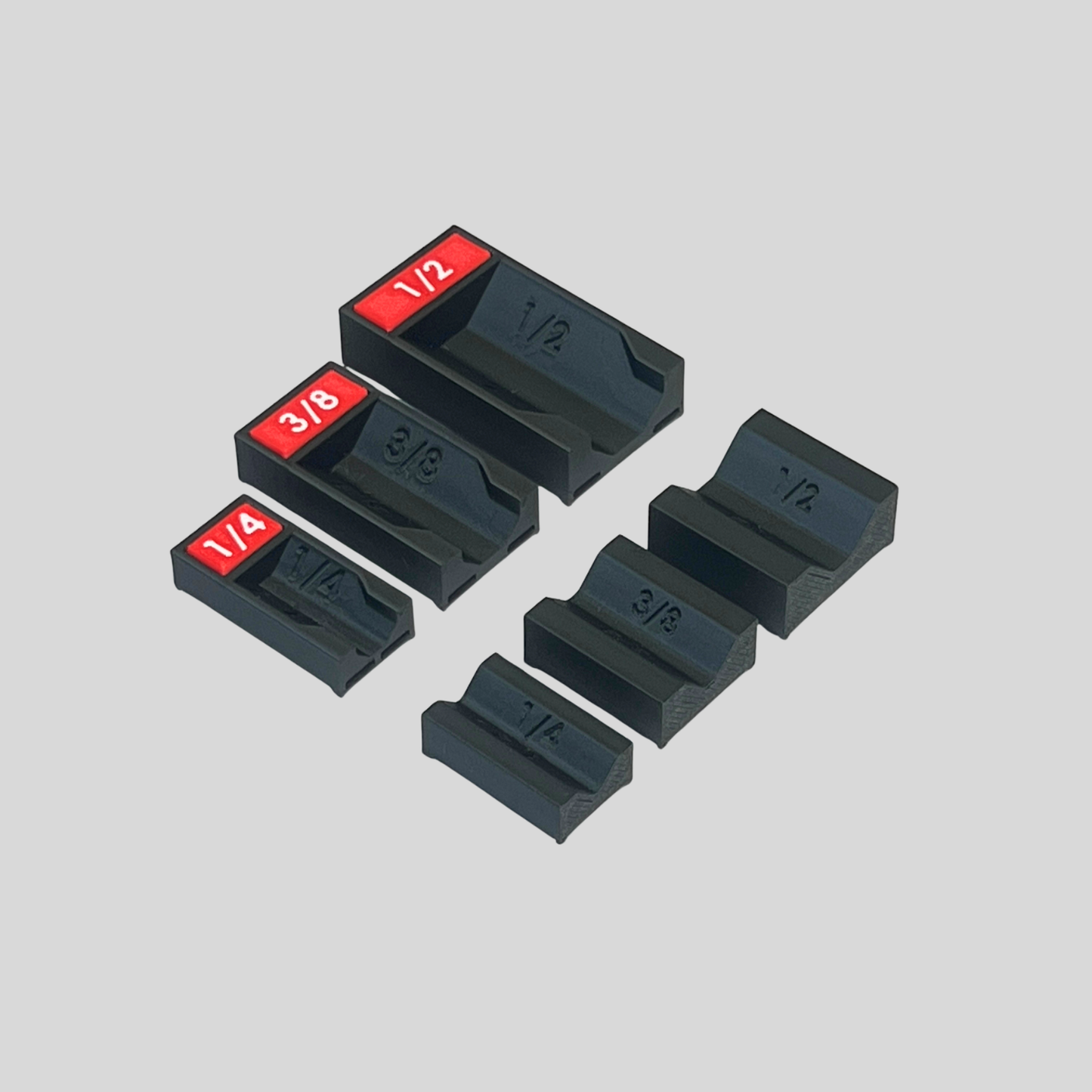 1/4", 3/8", and 1/2" Socket Extension Organizer