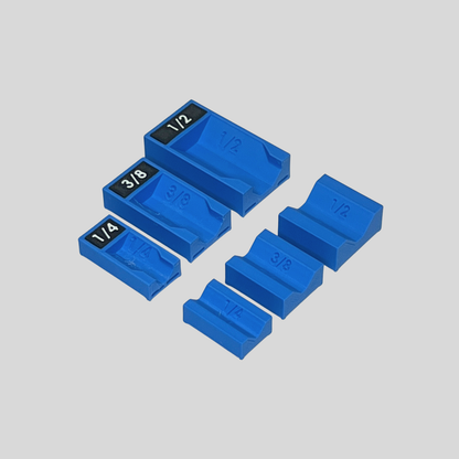 1/4", 3/8", and 1/2" Socket Extension Organizer