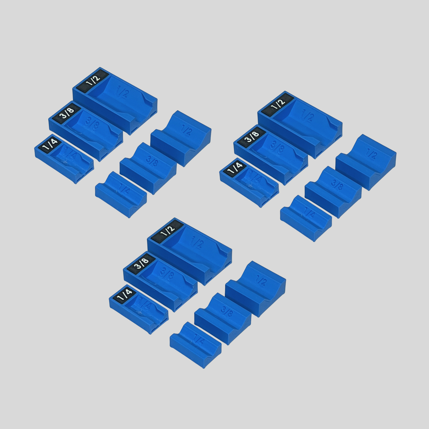 1/4", 3/8", and 1/2" Socket Extension Organizer