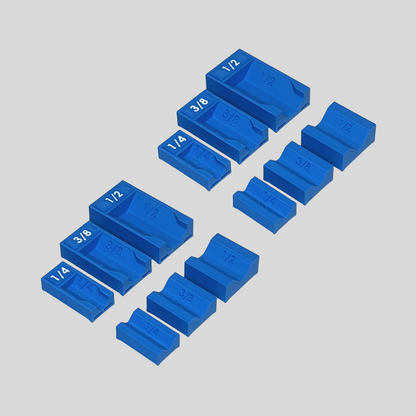 1/4", 3/8", and 1/2" Socket Extension Organizer