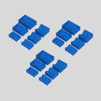1/4", 3/8", and 1/2" Socket Extension Organizer